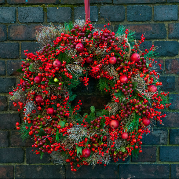 Red Berry Door Wreath