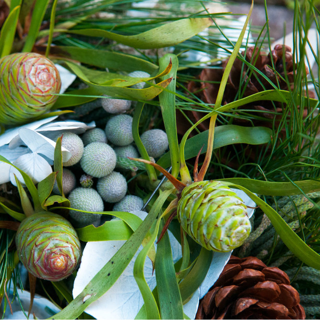 Natural pine Door wreath